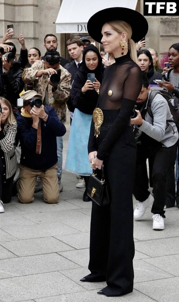 Chiara Ferragni Looks Stunning Without a Bra in Paris - #23