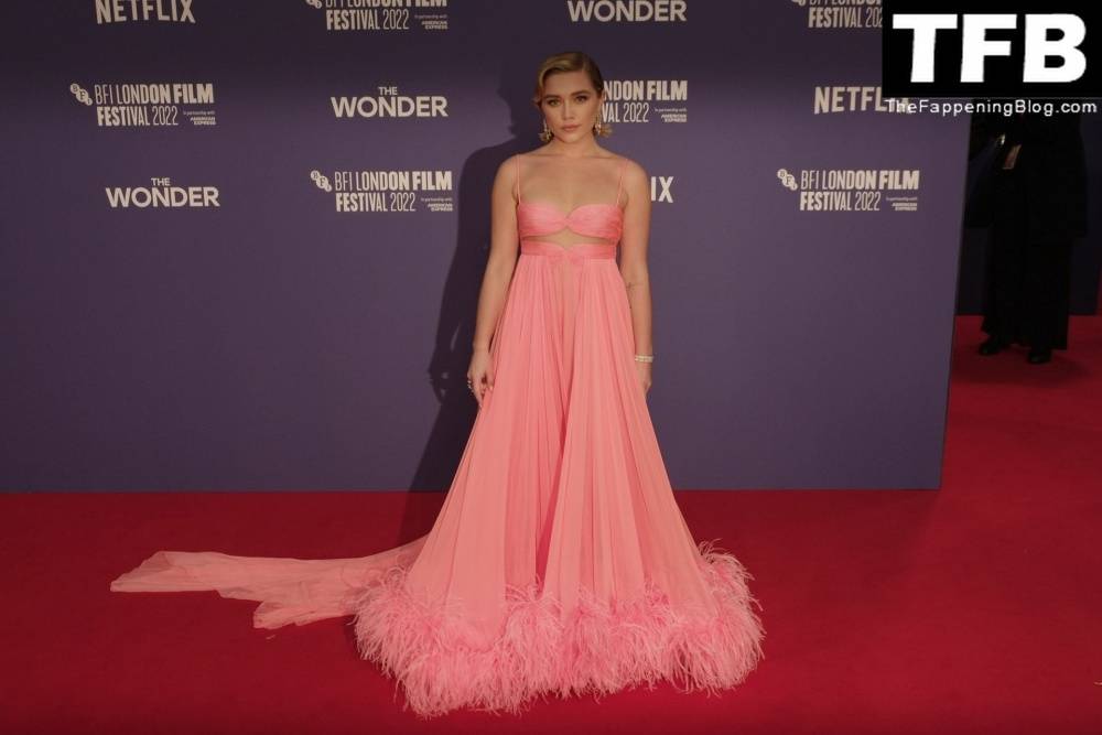 Florence Pugh Stuns on the Red Carpet at 1CThe Wonder 1D Premiere in London - #90