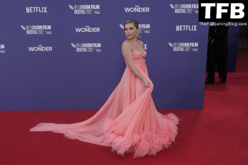 Florence Pugh Stuns on the Red Carpet at 1CThe Wonder 1D Premiere in London - #100