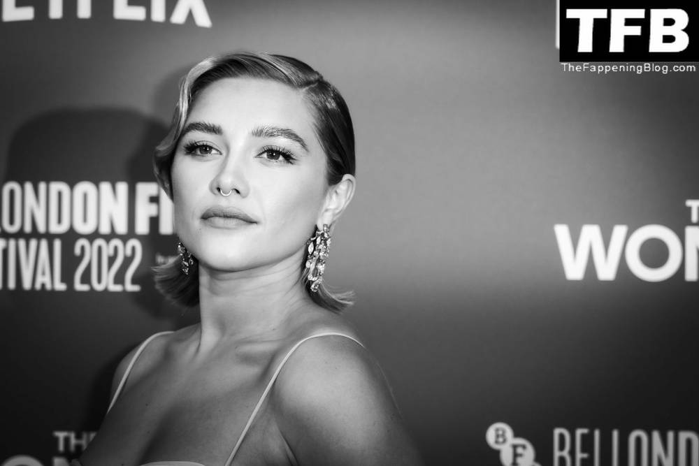 Florence Pugh Stuns on the Red Carpet at 1CThe Wonder 1D Premiere in London - #8