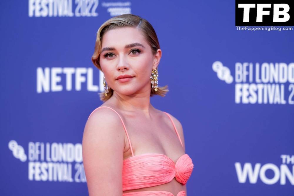 Florence Pugh Stuns on the Red Carpet at 1CThe Wonder 1D Premiere in London - #51