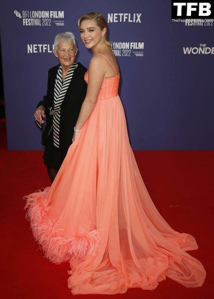 Florence Pugh Stuns on the Red Carpet at 1CThe Wonder 1D Premiere in London - #20