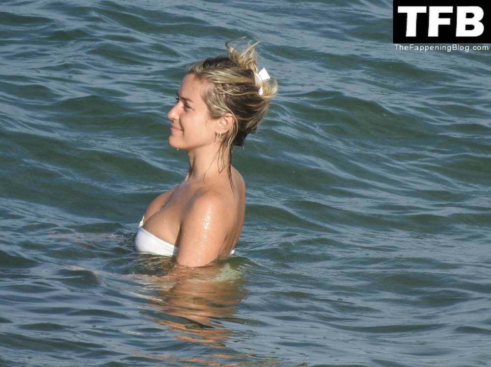 Kristin Cavallari Looks Incredible as She Takes a Dip in the Ocean in a White Bikini - #14