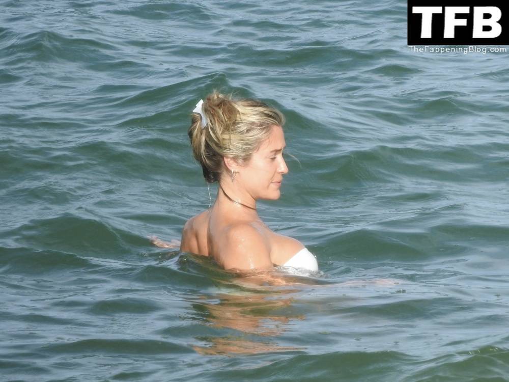 Kristin Cavallari Looks Incredible as She Takes a Dip in the Ocean in a White Bikini - #37