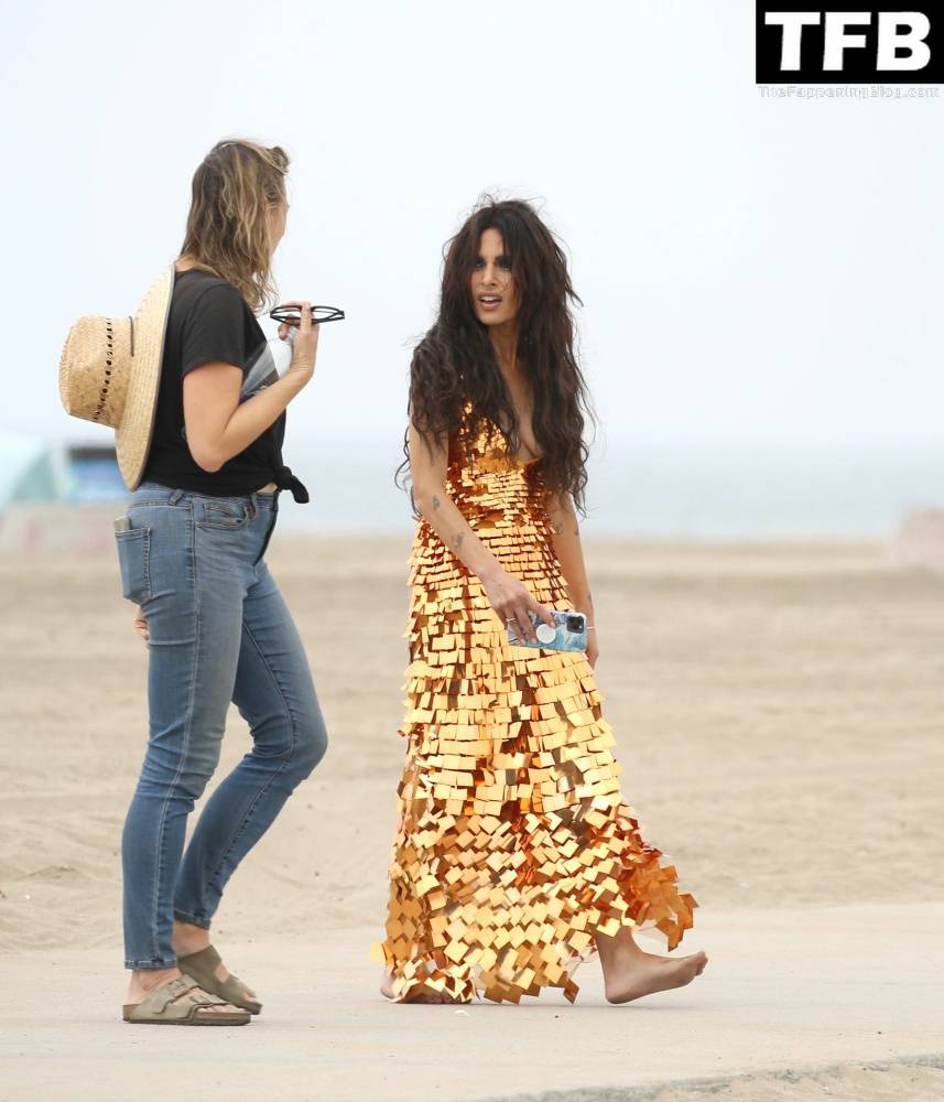 Sarah Shahi is Spotted During a Beach Shoot in LA - #37