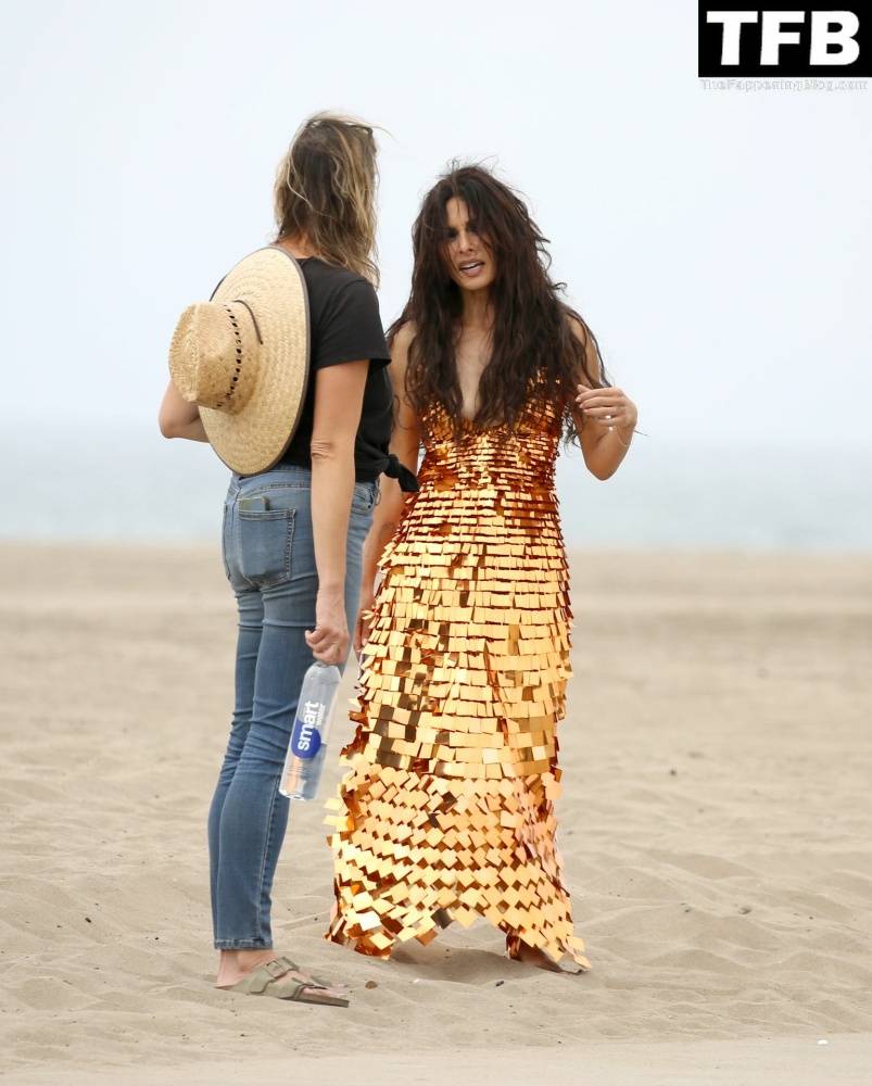 Sarah Shahi is Spotted During a Beach Shoot in LA - #26