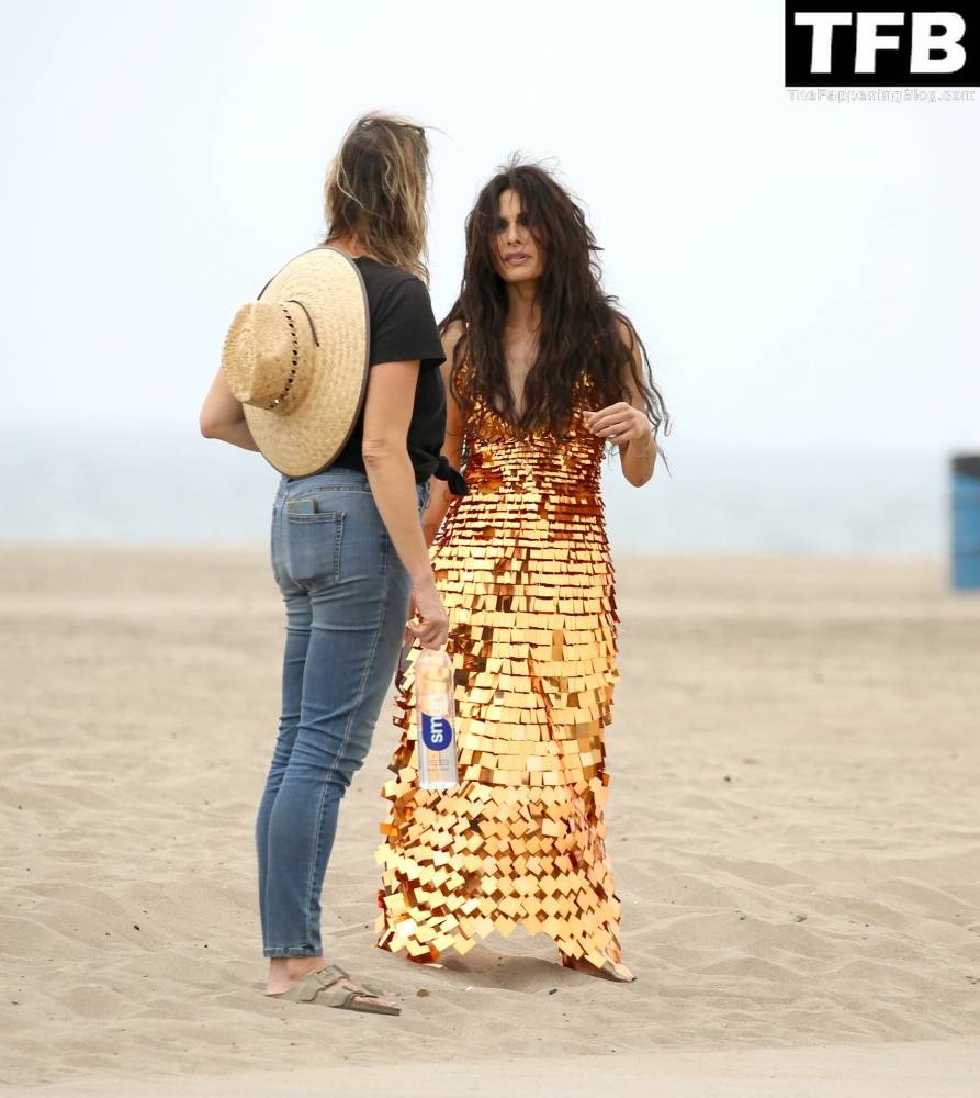 Sarah Shahi is Spotted During a Beach Shoot in LA - #39
