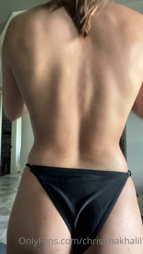 Christina Khalil Thong Strip Outfit Change Onlyfans photo Leaked - #7