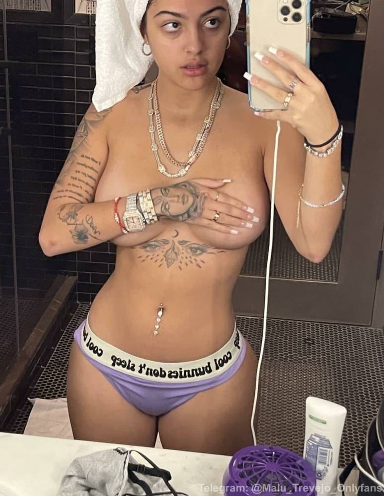 Malu Trevejo Nude See Through Boobs Onlyfans Set Leaked - #3