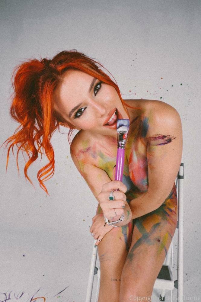 Bella Thorne Nude Body Paint Onlyfans Set Leaked - #3