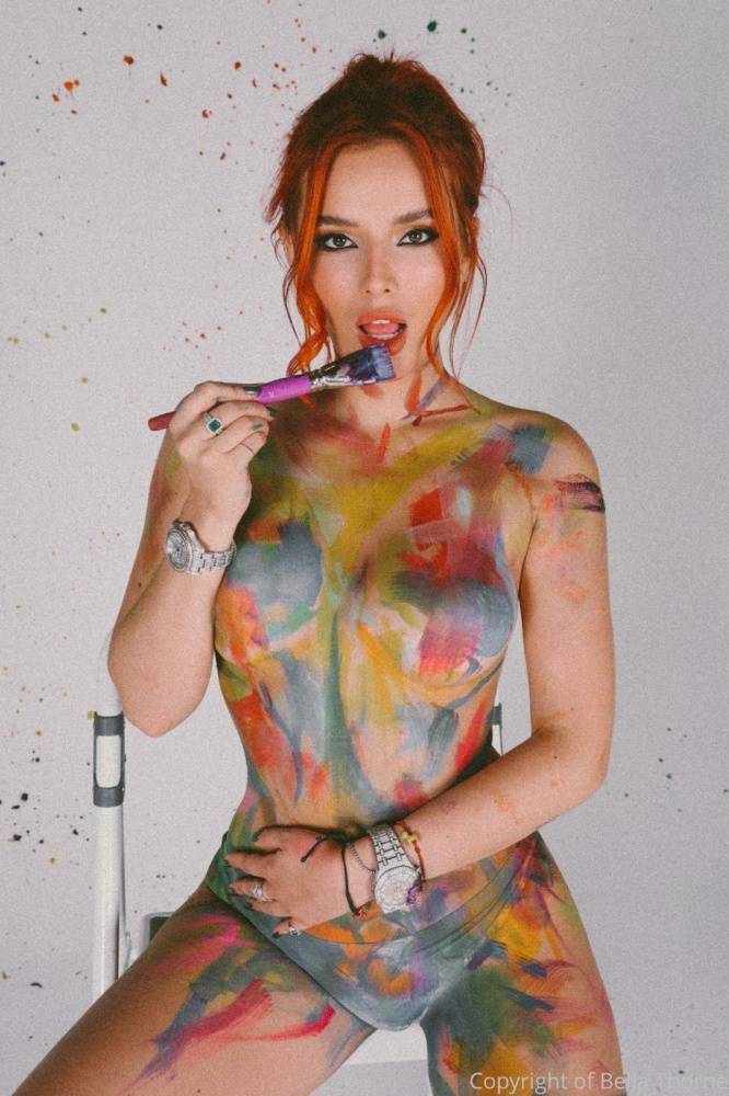 Bella Thorne Nude Body Paint Onlyfans Set Leaked - #10
