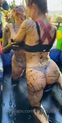 Lana Rhoades Nude Lesbian Mud Wrestling Onlyfans photo Leaked - #1
