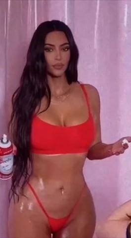 Kim Kardashian Lingerie Skims Photoshoot BTS photo Leaked - #5