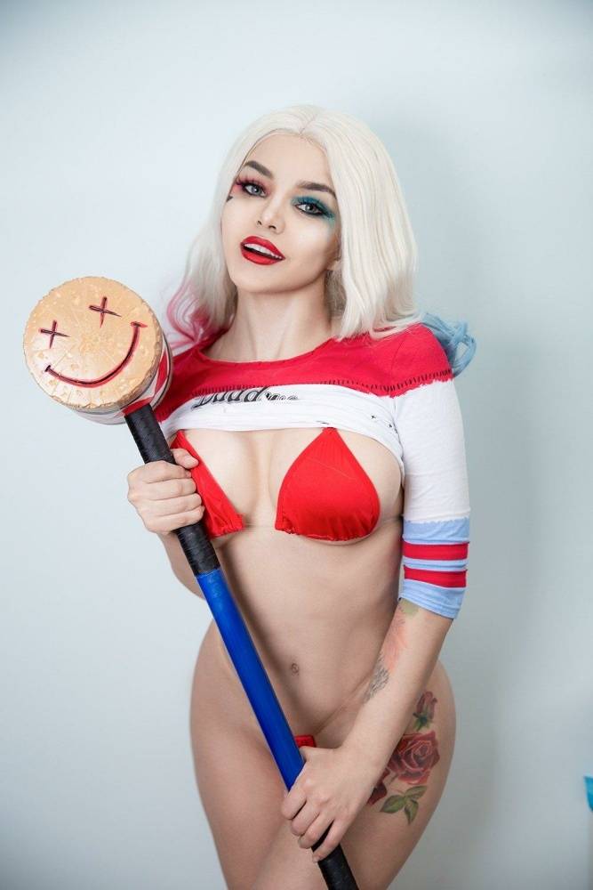 Kalinka Fox Nude Harley Quinn Cosplay Set Leaked - #15