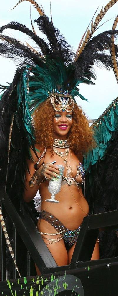 Rihanna Bikini Festival Nip Slip Photos Leaked - #12