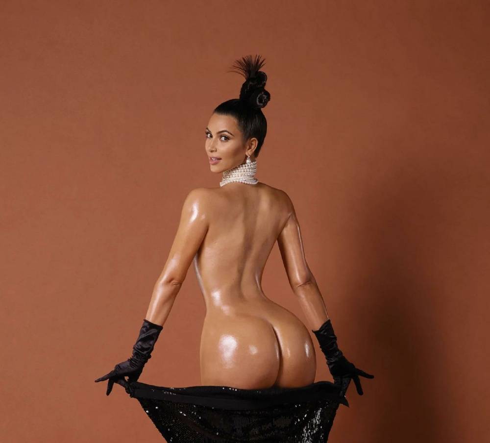 Kim Kardashian Nude Dress Strip Photoshoot Leaked - #2