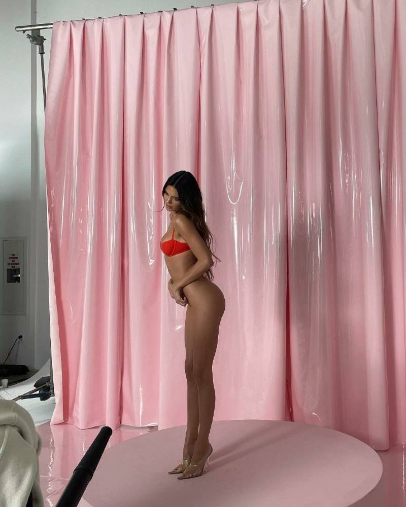 Kendall Jenner Skims Thong Photoshoot Leaked - #15