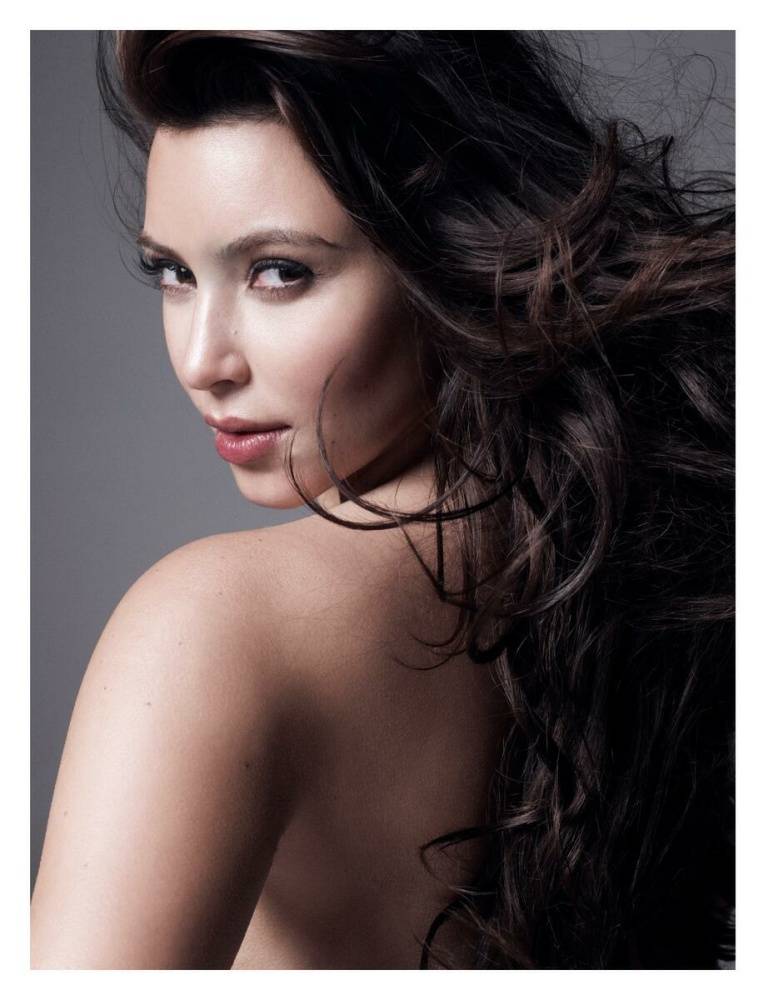 Kim Kardashian Nude Body Paint Photoshoot Leaked - #5