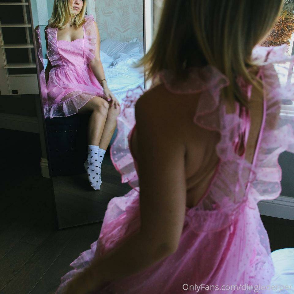 Dinglederper Pink Dress Onlyfans Set Leaked - #14