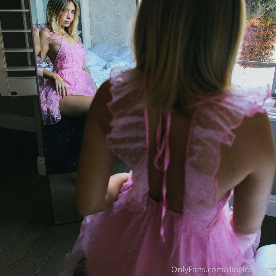 Dinglederper Pink Dress Onlyfans Set Leaked - #13