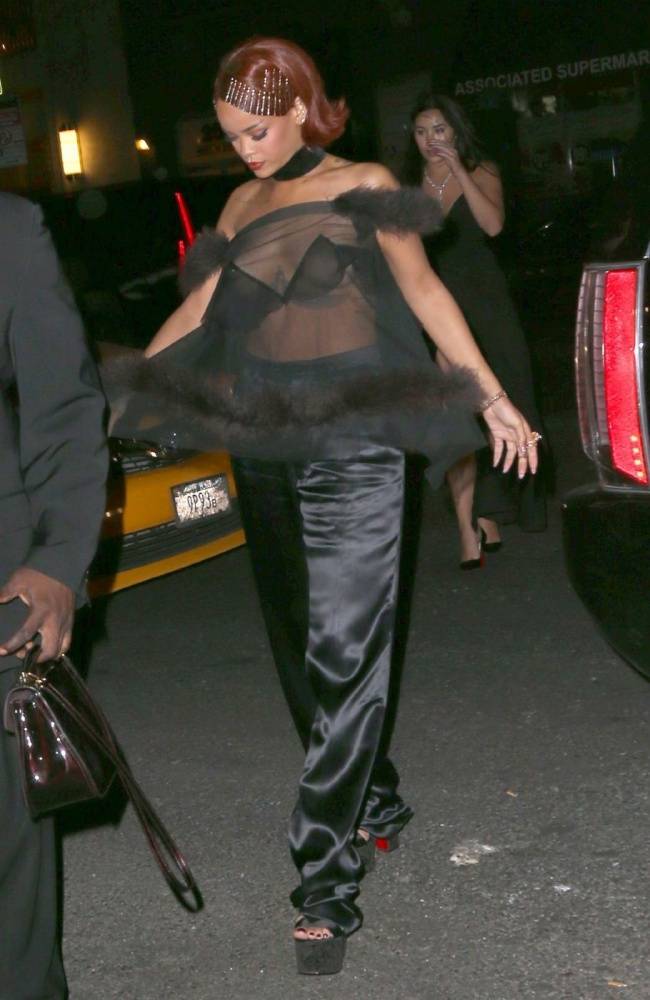 Rihanna Candid See-Through Nipple Slip Photos Leaked - #11