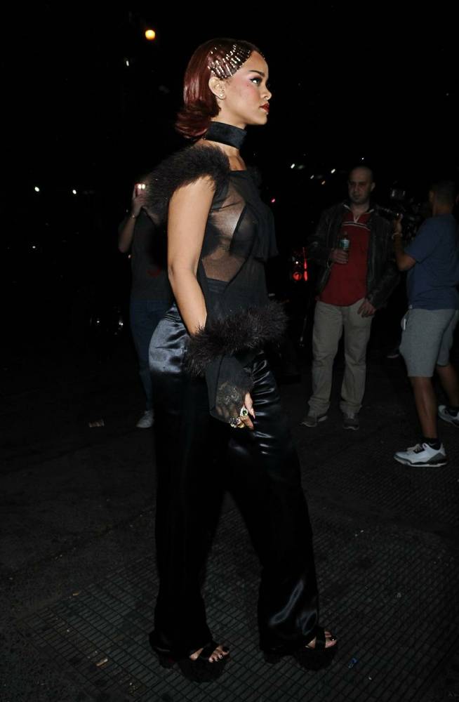Rihanna Candid See-Through Nipple Slip Photos Leaked - #7