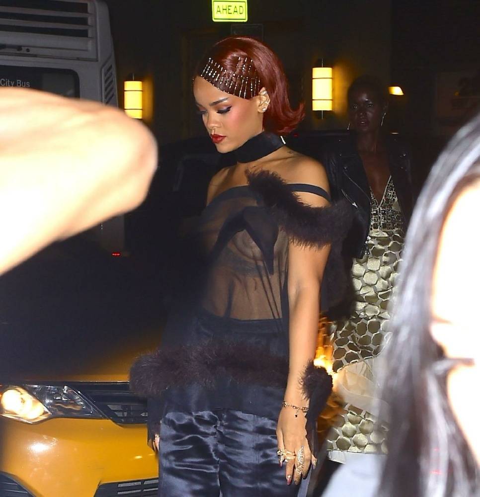 Rihanna Candid See-Through Nipple Slip Photos Leaked - #12