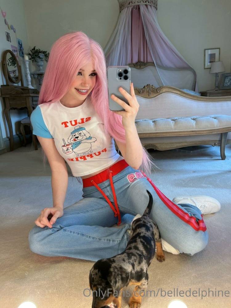 Belle Delphine And Puppy Onlyfans Set Leaked - #5