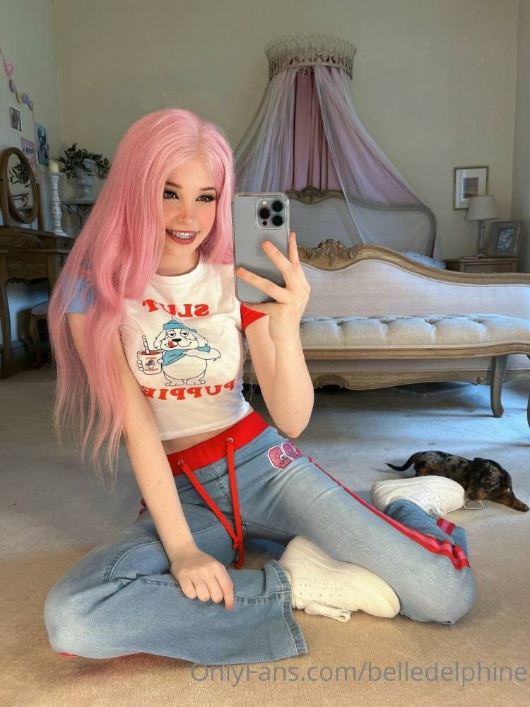 Belle Delphine And Puppy Onlyfans Set Leaked - #1