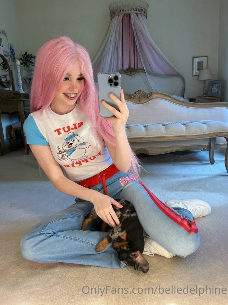 Belle Delphine And Puppy Onlyfans Set Leaked - #6