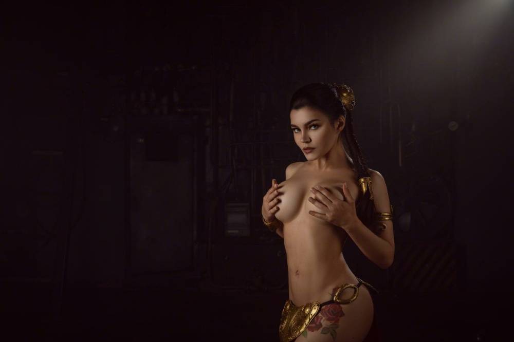 Kalinka Fox Nude Princess Leia Cosplay Set Leaked - #5