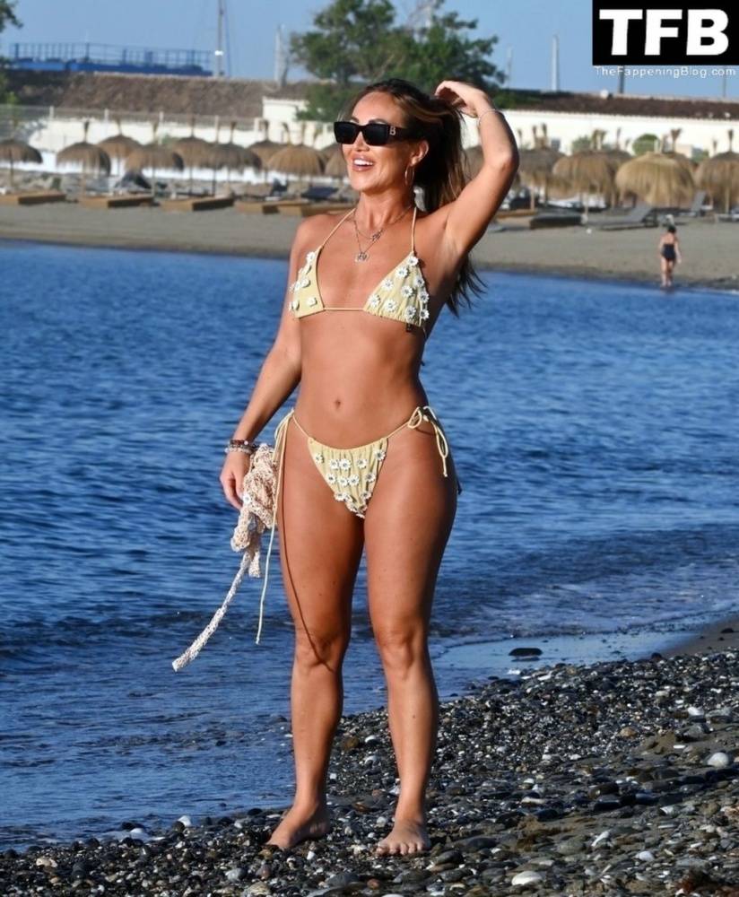 Lauryn Goodman Shows Off Her Sexy Bikini Body on the Beach in Marbella - #19