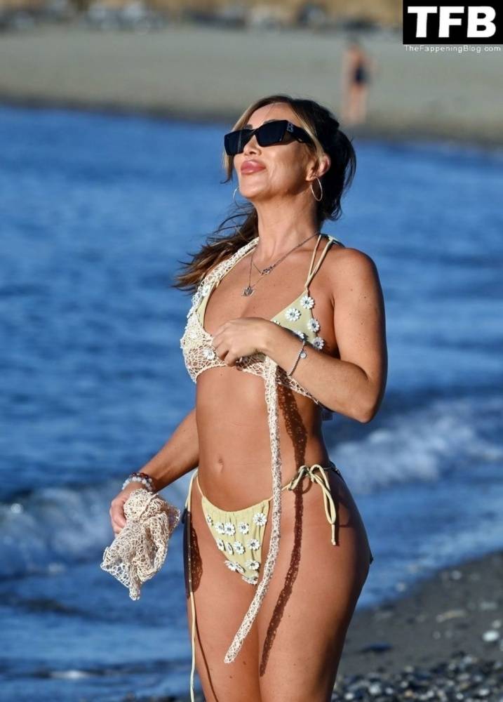 Lauryn Goodman Shows Off Her Sexy Bikini Body on the Beach in Marbella - #14