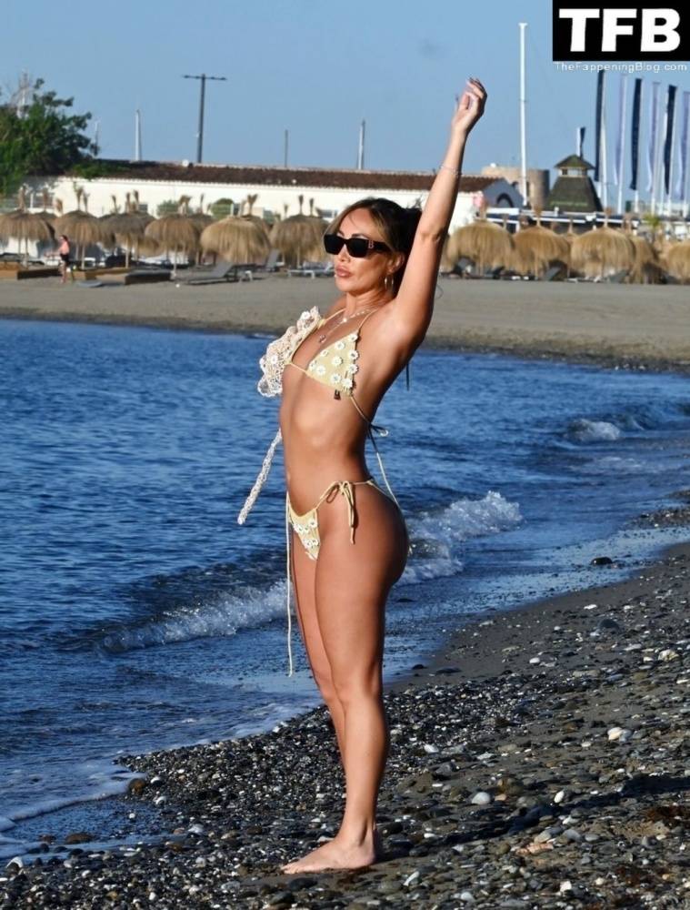 Lauryn Goodman Shows Off Her Sexy Bikini Body on the Beach in Marbella - #18