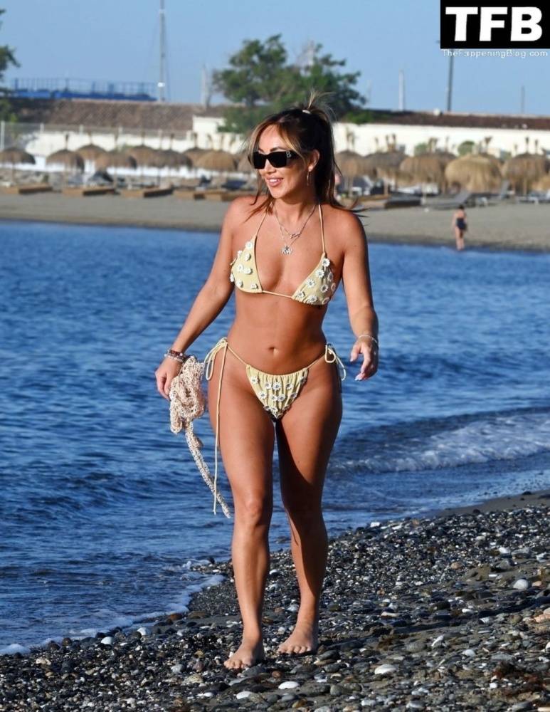 Lauryn Goodman Shows Off Her Sexy Bikini Body on the Beach in Marbella - #2