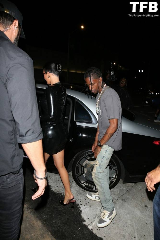 Kylie Jenner & Travis Scott Dine Out with James Harden at Celeb Hotspot Crag 19s in WeHo - #16