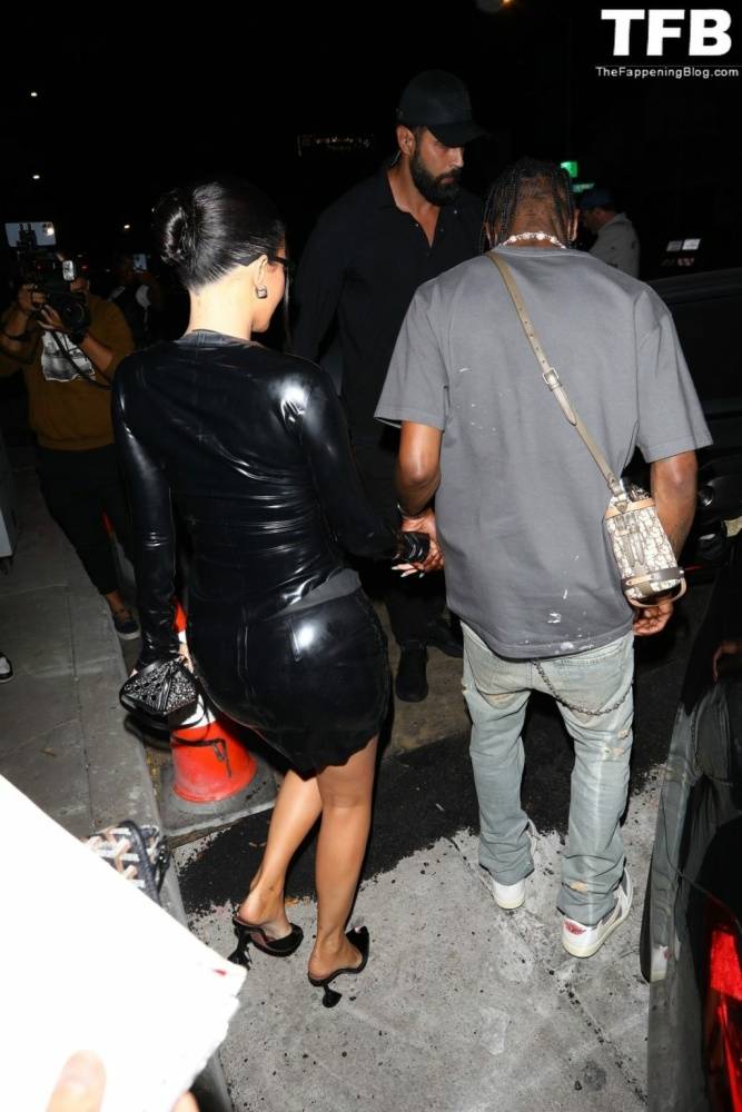 Kylie Jenner & Travis Scott Dine Out with James Harden at Celeb Hotspot Crag 19s in WeHo - #11