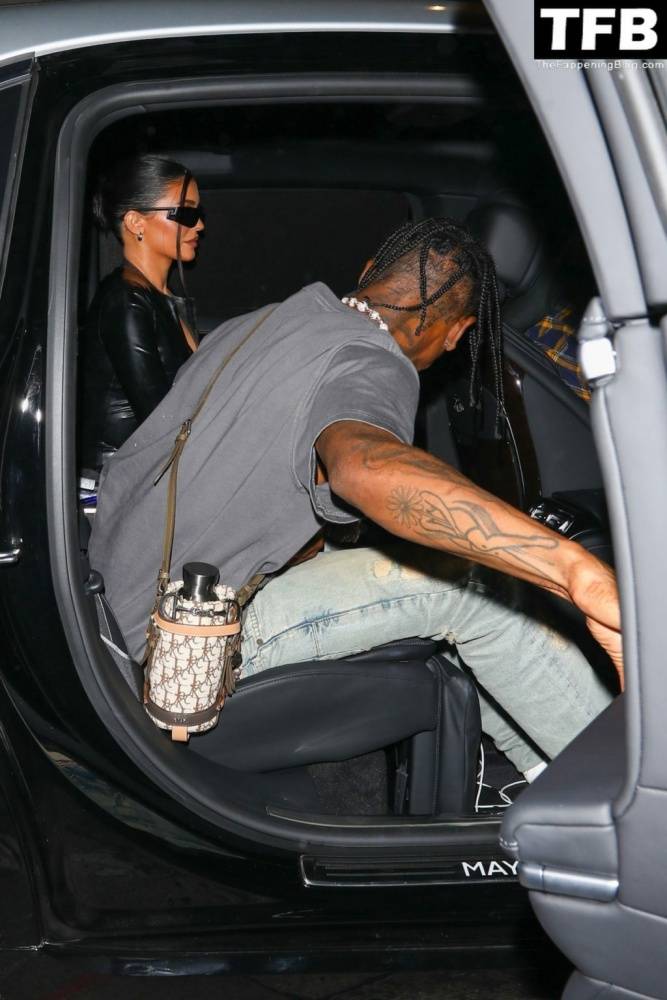 Kylie Jenner & Travis Scott Dine Out with James Harden at Celeb Hotspot Crag 19s in WeHo - #1