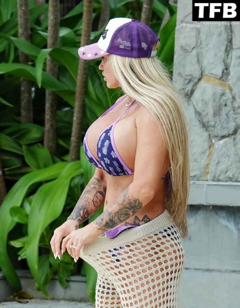 Busty Katie Price Chills Out Poolside on Holiday in Thailand - #19