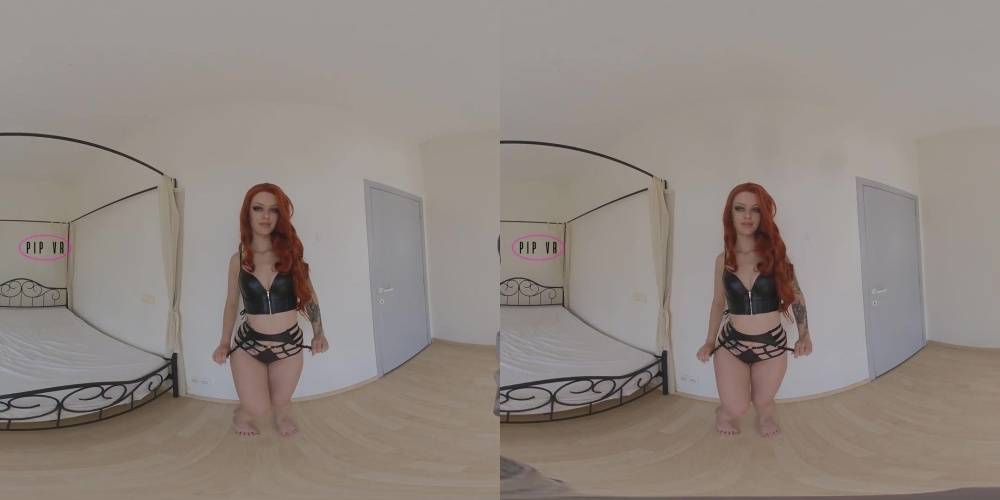 OnlyFans model Nympha Ophis First Time in VR; Wild Redhead Solo First Time in VR - #4