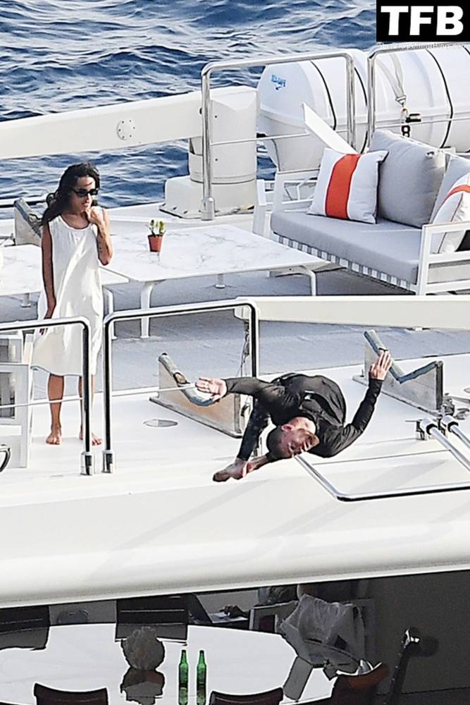 Zoe Kravitz & Channing Tatum Pack on the PDA While on a Romantic Holiday on a Mega Yacht in Italy - #73