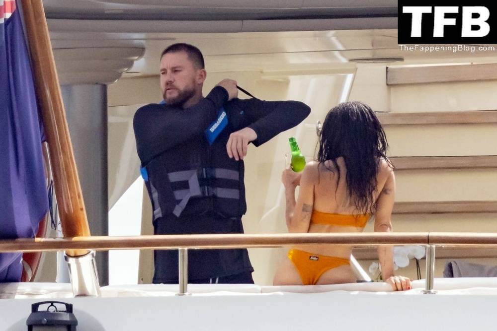 Zoe Kravitz & Channing Tatum Pack on the PDA While on a Romantic Holiday on a Mega Yacht in Italy - #94