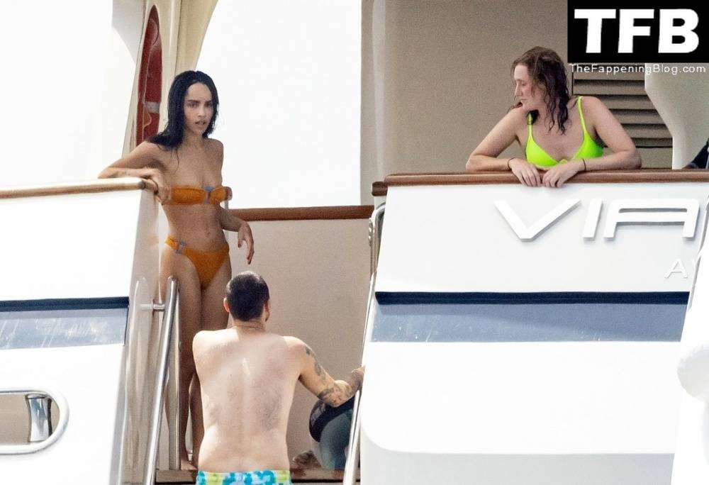 Zoe Kravitz & Channing Tatum Pack on the PDA While on a Romantic Holiday on a Mega Yacht in Italy - #97