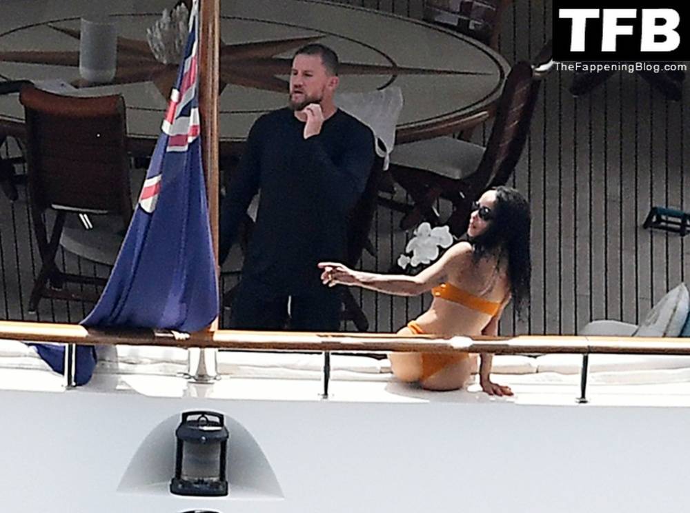 Zoe Kravitz & Channing Tatum Pack on the PDA While on a Romantic Holiday on a Mega Yacht in Italy - #18