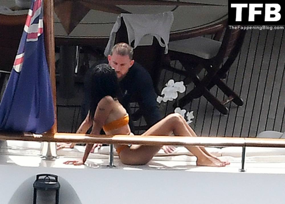 Zoe Kravitz & Channing Tatum Pack on the PDA While on a Romantic Holiday on a Mega Yacht in Italy - #59