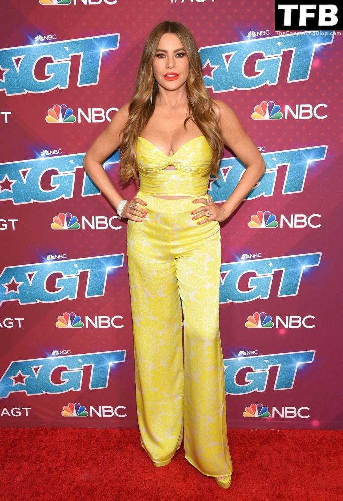 Sofi­a Vergara Flaunts Her Cleavage at the Red Carpet of the 1CAmerica 19s Got Talent 1D Season 17 Live Show - #9