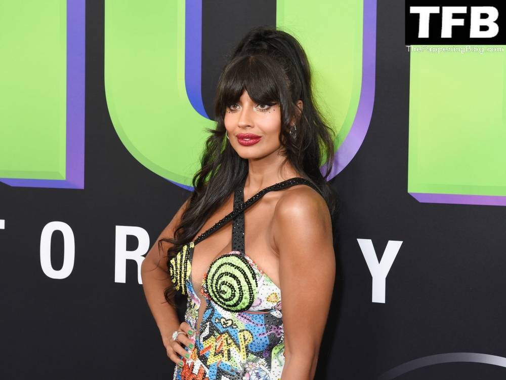 Jameela Jamil Flaunts Her Big Tits at the Premiere of Disney+ 19s 1CShe Hulk: Attorney at Law 1D in LA - #12