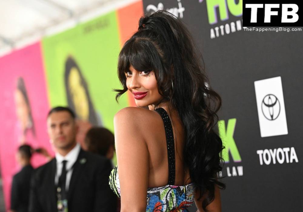 Jameela Jamil Flaunts Her Big Tits at the Premiere of Disney+ 19s 1CShe Hulk: Attorney at Law 1D in LA - #20