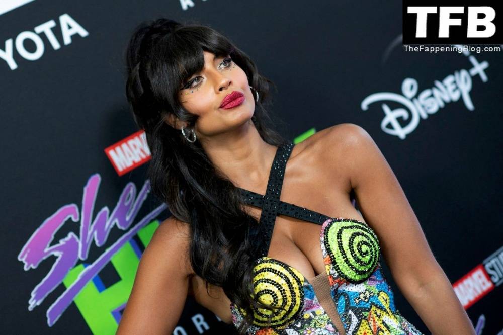 Jameela Jamil Flaunts Her Big Tits at the Premiere of Disney+ 19s 1CShe Hulk: Attorney at Law 1D in LA - #46