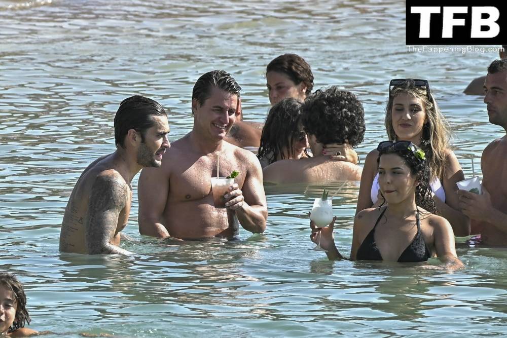 Rodri Fuertes Enjoys a Day with a Girl on the Beach in Ibiza - #1